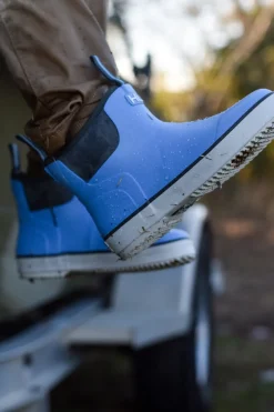 Huk Gear Boots|Rainwear-Kids Rogue Wave Boots Marolina Blue