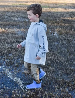 Huk Gear Boots|Rainwear-Kids Rogue Wave Boots Marolina Blue
