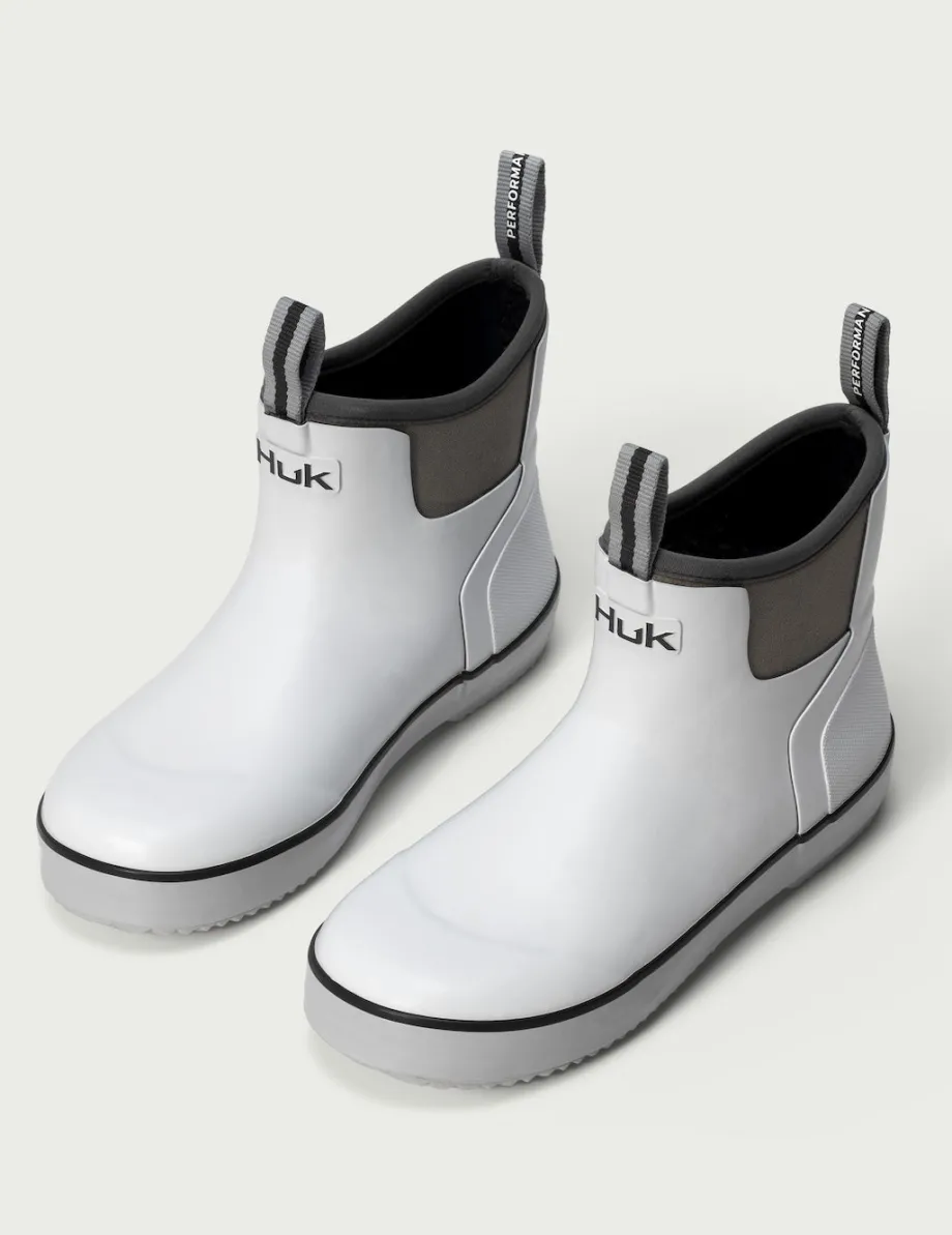 Huk Gear Boots|Rainwear-Kids Rogue Wave Boots White