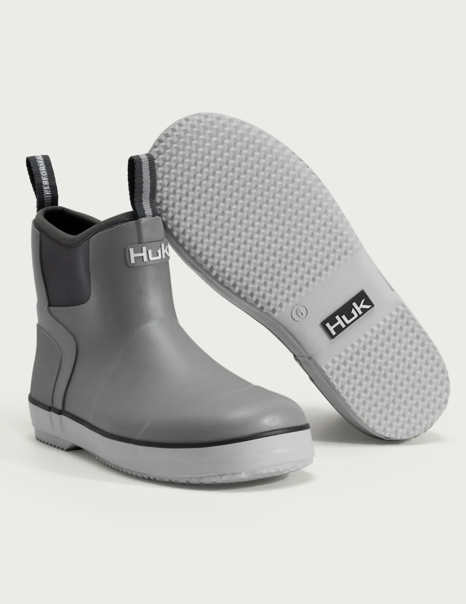 Huk Gear Boots|Rainwear-Kids Rogue Wave Boots Grey