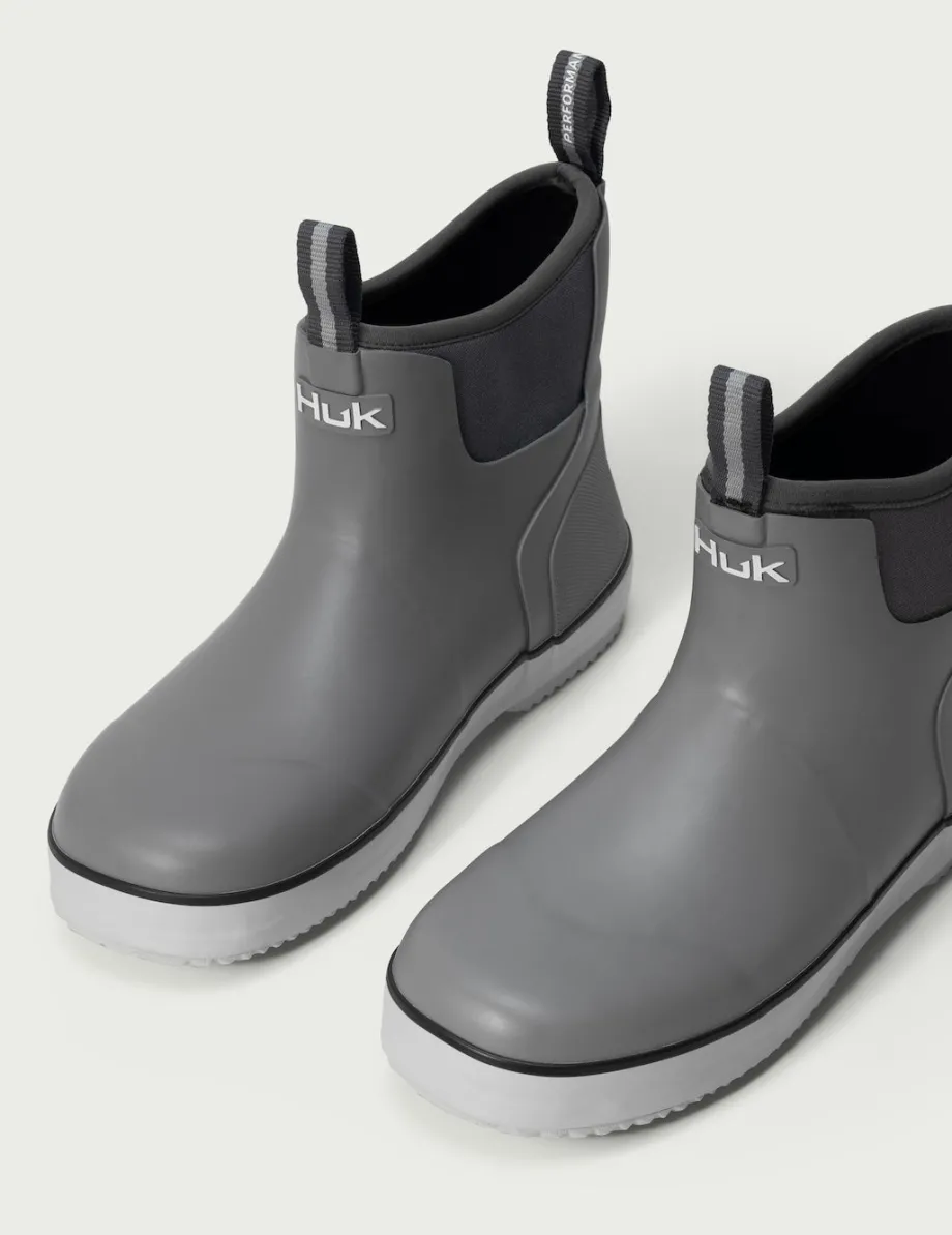 Huk Gear Boots|Rainwear-Kids Rogue Wave Boots Grey