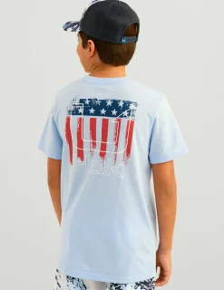 Huk Gear T-Shirts-Kids Salute Tee Windsurfer