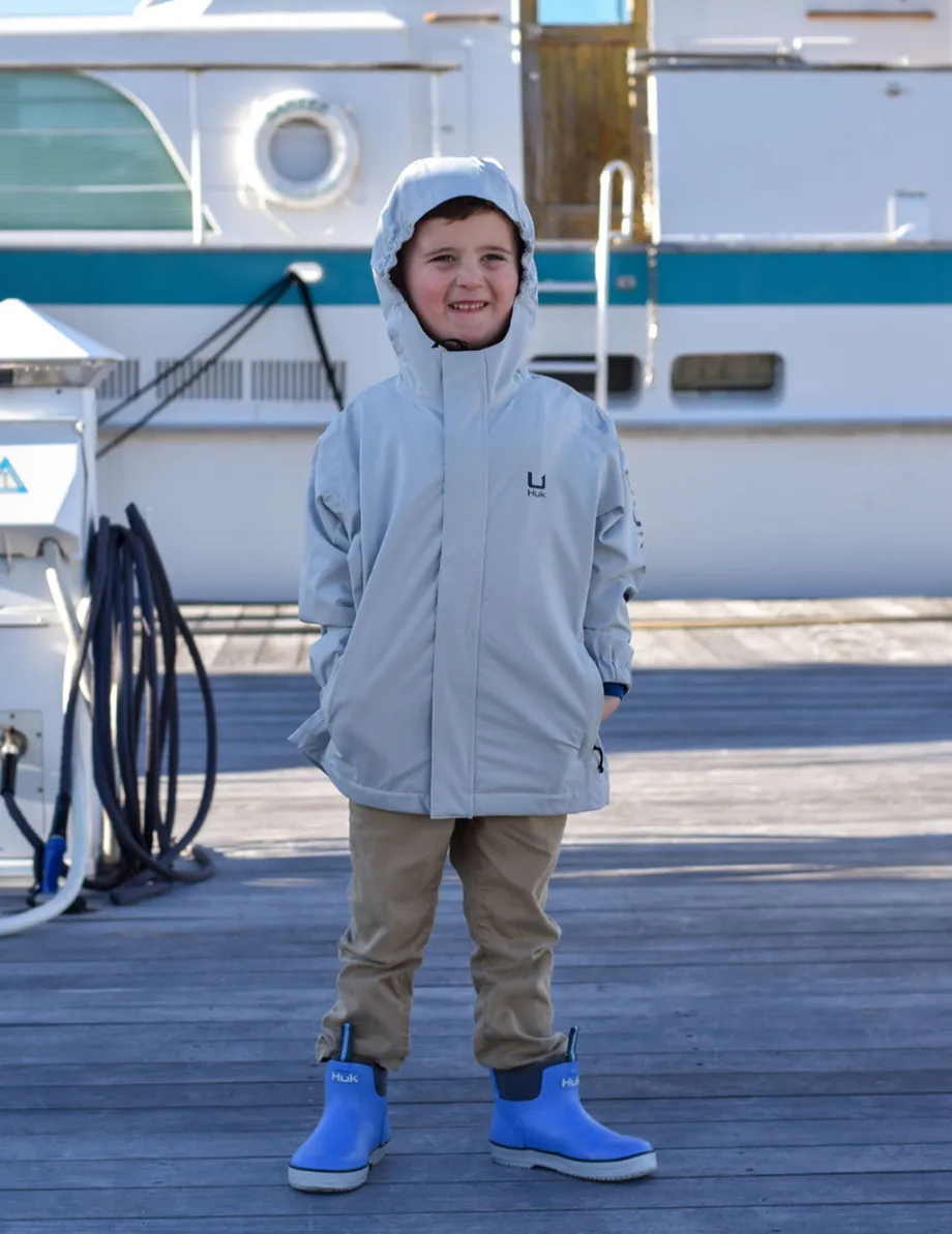 Huk Gear Rainwear-Kids Storm Jacket Harbor Mist