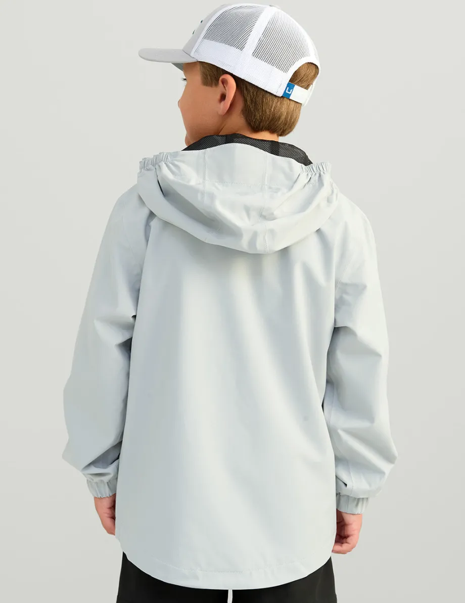 Huk Gear Rainwear-Kids Storm Jacket Harbor Mist