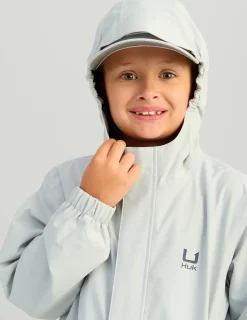 Huk Gear Rainwear-Kids Storm Jacket Harbor Mist