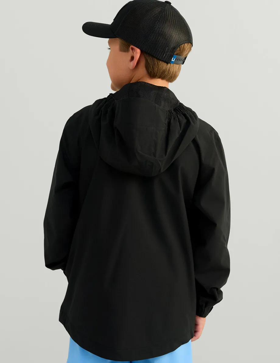 Huk Gear Rainwear-Kids Storm Jacket Black