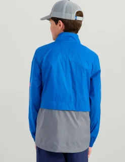 Huk Gear Windbreakers-Kids Tradewind Windbreaker Ocean Blue