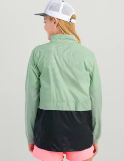 Huk Gear Windbreakers-Kids Tradewind Windbreaker Fog Green
