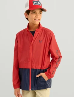 Huk Gear Windbreakers-Kids Tradewind Windbreaker Channel Marker
