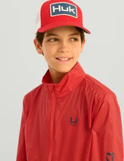 Huk Gear Windbreakers-Kids Tradewind Windbreaker Channel Marker