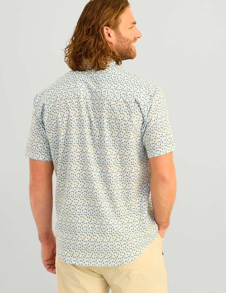 Huk Gear Button Downs-Kona Button-Down Yellowfin Lure Smash