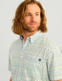 Huk Gear Button Downs-Kona Button-Down Yellowfin Lure Smash