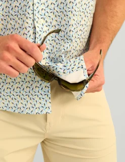 Huk Gear Button Downs-Kona Button-Down Yellowfin Lure Smash