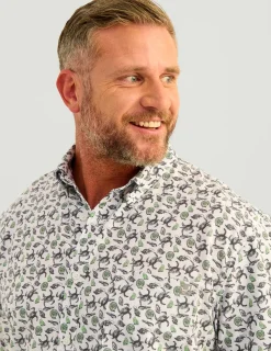 Huk Gear Button Downs-Kona Button-Down White Lowcountry Boil