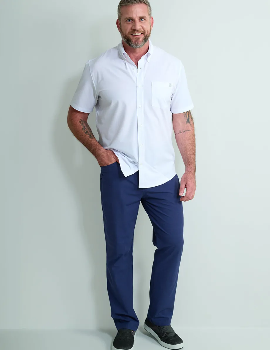 Huk Gear Button Downs-Kona Button-Down White
