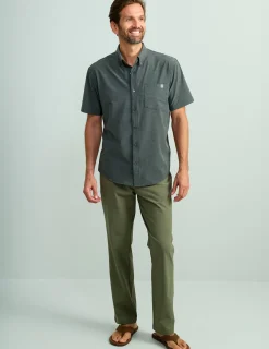 Huk Gear Button Downs-Kona Button-Down Volcanic Ash