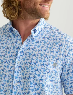 Huk Gear Button Downs-Kona Button-Down Fresh Salmon Lowcountry Boil