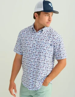 Huk Gear Button Downs-Kona Button-Down Naval Academy Lowcountry Boil