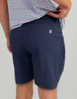 Huk Gear Shorts-Kona 6-Inch Short Naval Academy
