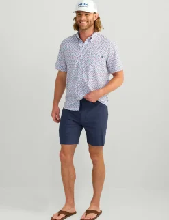 Huk Gear Shorts-Kona 6-Inch Short Naval Academy
