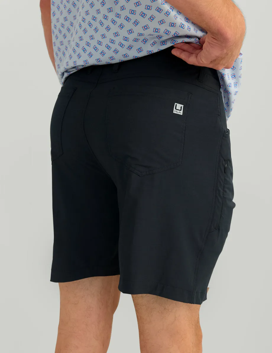 Huk Gear Shorts-Kona 6-Inch Short Black
