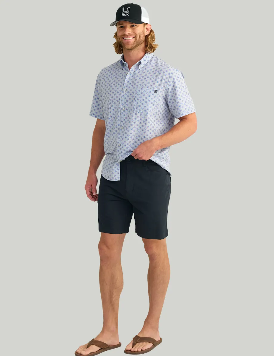 Huk Gear Shorts-Kona 6-Inch Short Black