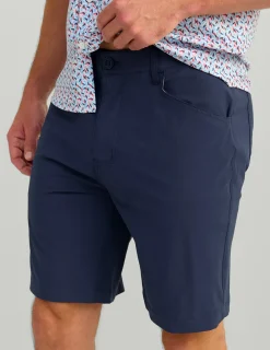 Huk Gear Shorts-Kona 9-Inch Short Naval Academy