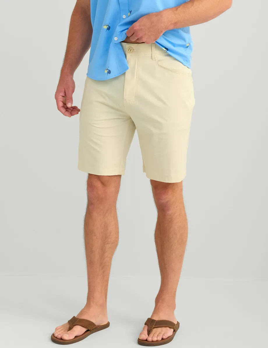 Huk Gear Shorts-Kona 9-Inch Short Khaki
