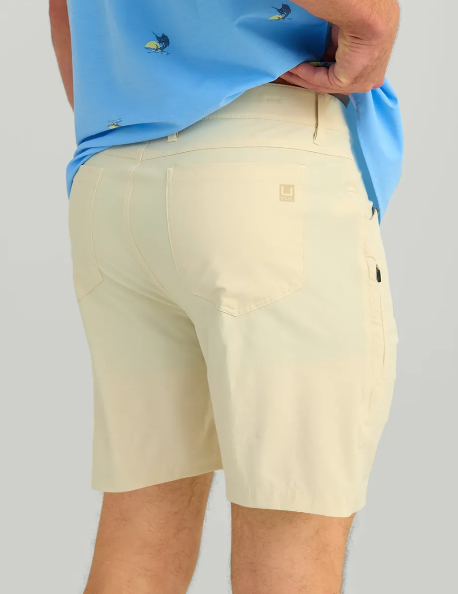 Huk Gear Shorts-Kona 6-Inch Short Khaki