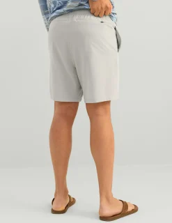 Huk Gear Shorts-Leeward Short Harbor Mist Heather