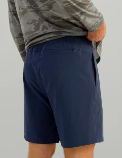 Huk Gear Shorts-Leeward Short Naval Academy Heather