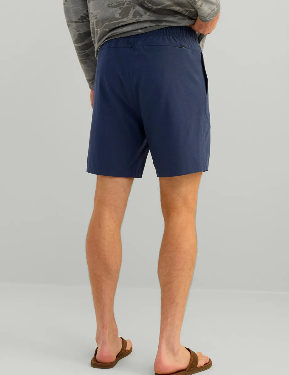Huk Gear Shorts-Leeward Short Naval Academy Heather