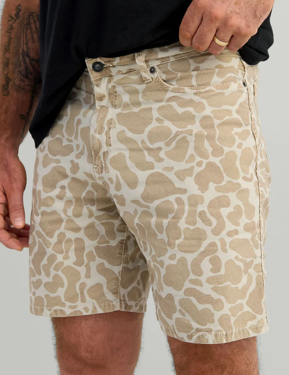 Huk Gear Shorts-Lightweight Rivercamp Short KC Sand Camo