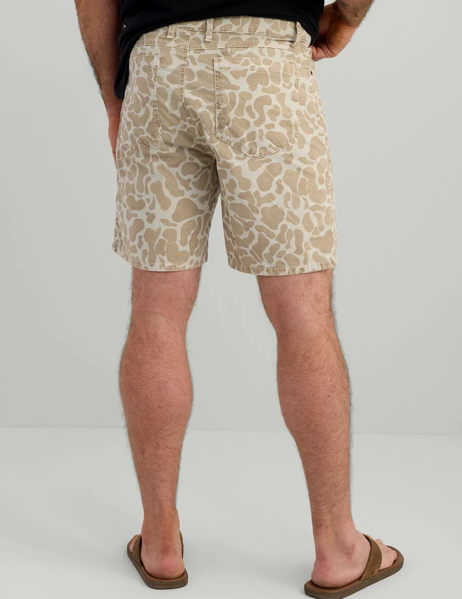 Huk Gear Shorts-Lightweight Rivercamp Short KC Sand Camo