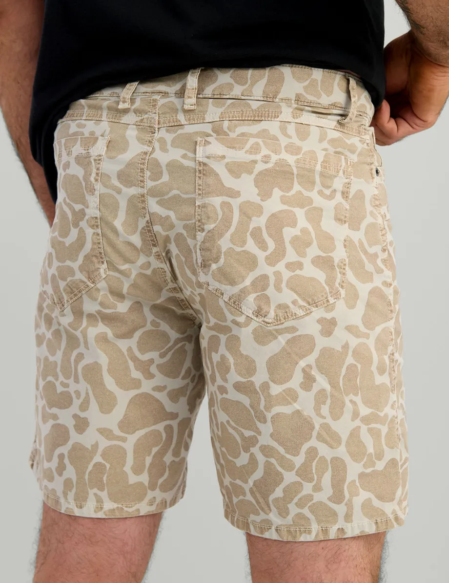 Huk Gear Shorts-Lightweight Rivercamp Short KC Sand Camo