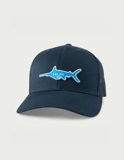 Huk Gear Hats-Marlin Patch Trucker Hat Naval Academy