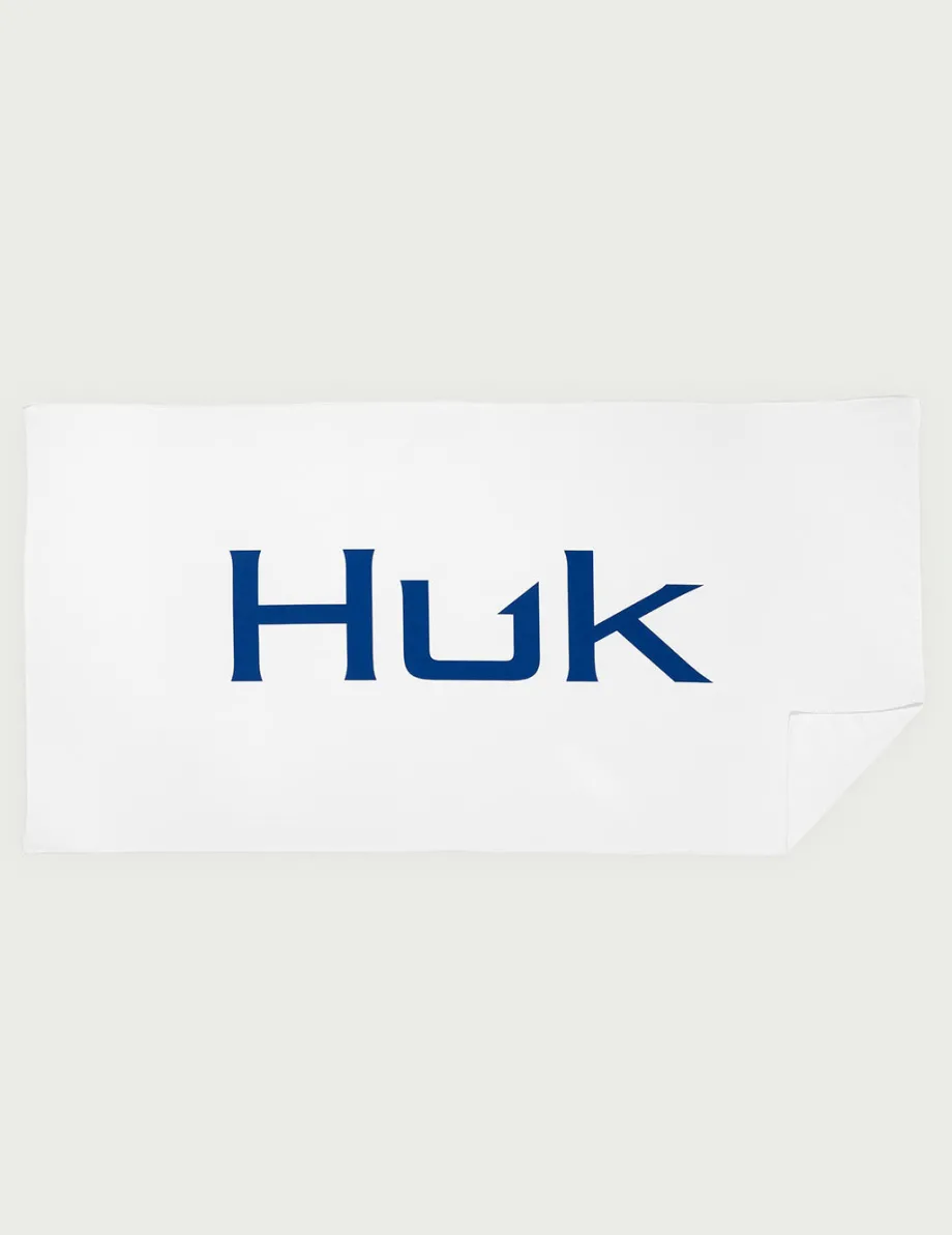 Huk Gear Hard Goods|Hard Goods-Microfiber Beach Towel White