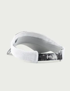 Huk Gear Hats-Mossy Oak Performance Visor Mossy Oak Stormwater Midnight