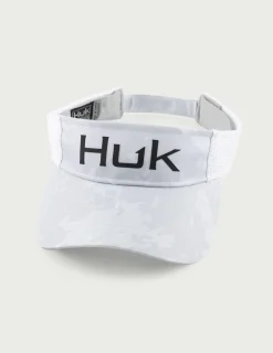 Huk Gear Hats-Mossy Oak Performance Visor Mossy Oak Stormwater Bonefish