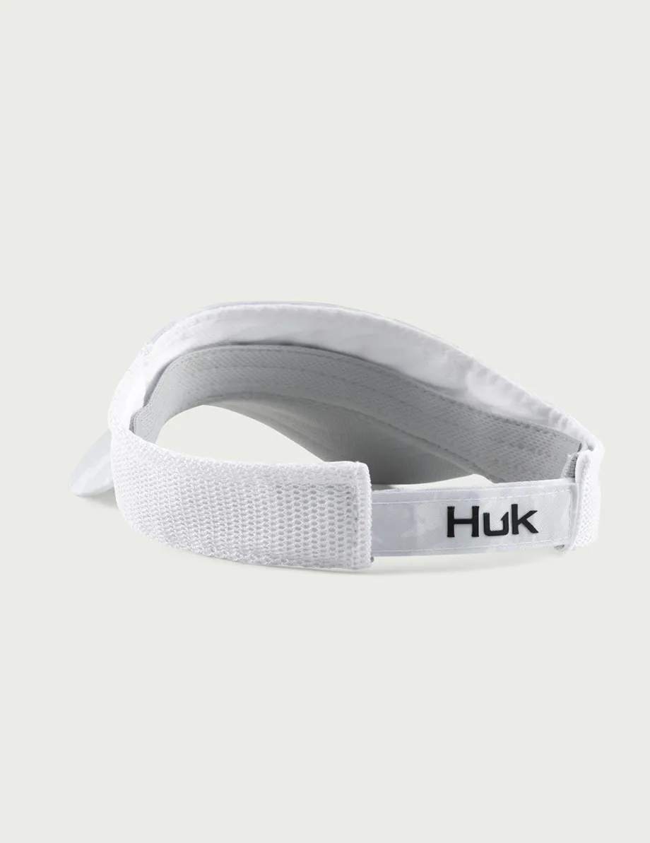 Huk Gear Hats-Mossy Oak Performance Visor Mossy Oak Stormwater Bonefish