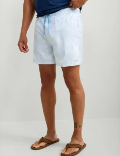Huk Gear Swim-Mossy Oak Pursuit Volley Swim Shorts Mossy Oak Stormwater Bonefish