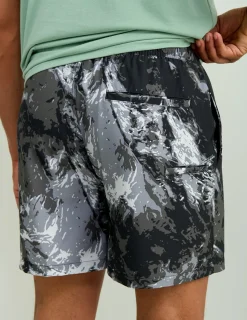 Huk Gear Swim-Mossy Oak Pursuit Volley Swim Shorts Mossy Oak Stormwater Midnight