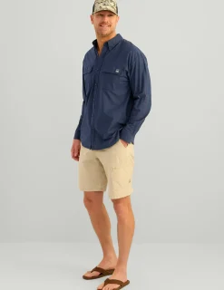 Huk Gear Button Downs-Next Level Button-Down Naval Academy