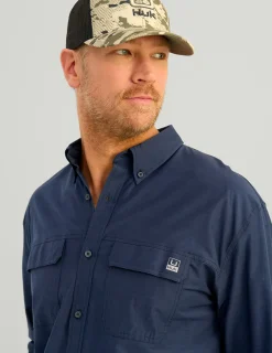 Huk Gear Button Downs-Next Level Button-Down Naval Academy