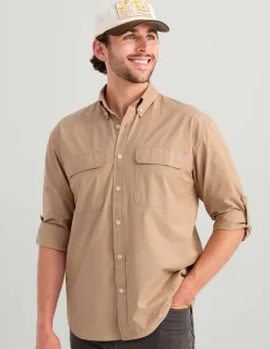 Huk Gear Button Downs-Next Level Button-Down Marl