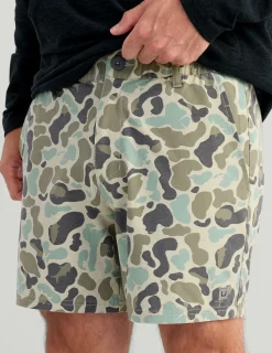 Huk Gear Shorts-Next Level Camp Short KC Volcanic Ash Camo