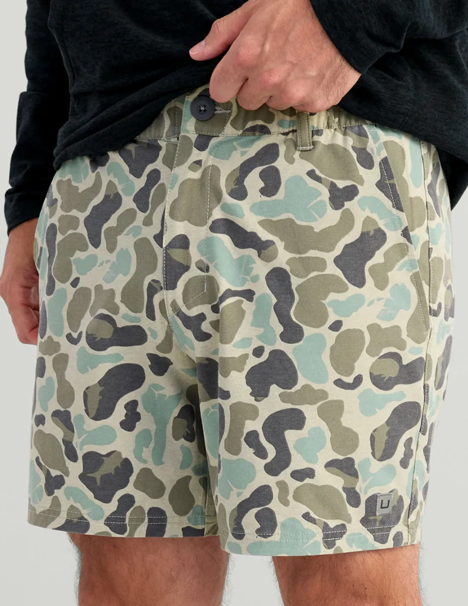 Huk Gear Shorts-Next Level Camp Short KC Volcanic Ash Camo