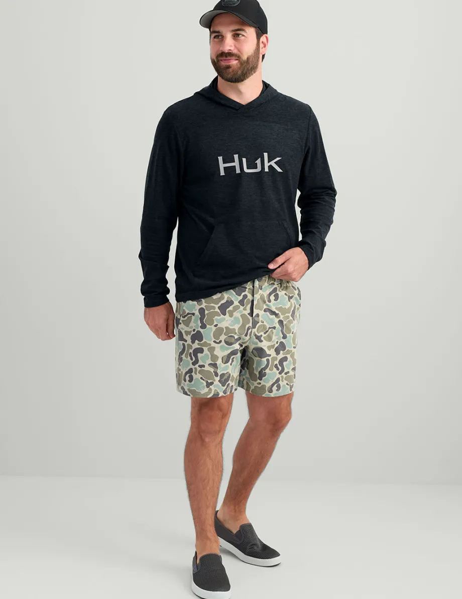Huk Gear Shorts-Next Level Camp Short KC Volcanic Ash Camo