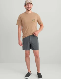 Huk Gear Shorts-Next Level Camp Short Volcanic Ash