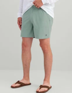 Huk Gear Shorts-Next Level Camp Short Silver Blue